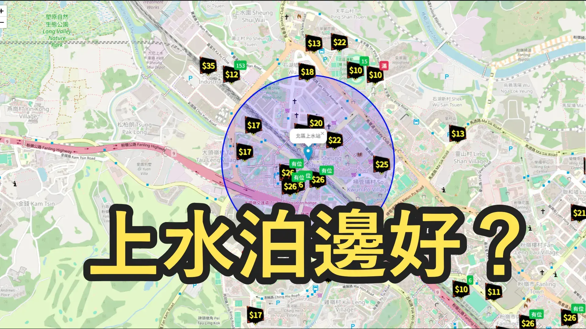 上水泊車泊邊好全攻略｜東鐵轉乘深圳過關 / 上水行街探親友必備！2025年最新停車場實測 + 隱藏平價停車場